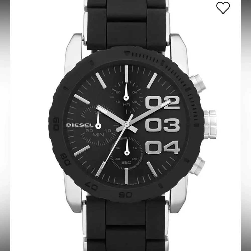 Diesel Black and Silver Men's Watch Franchise Watch - Picture 1 of 3